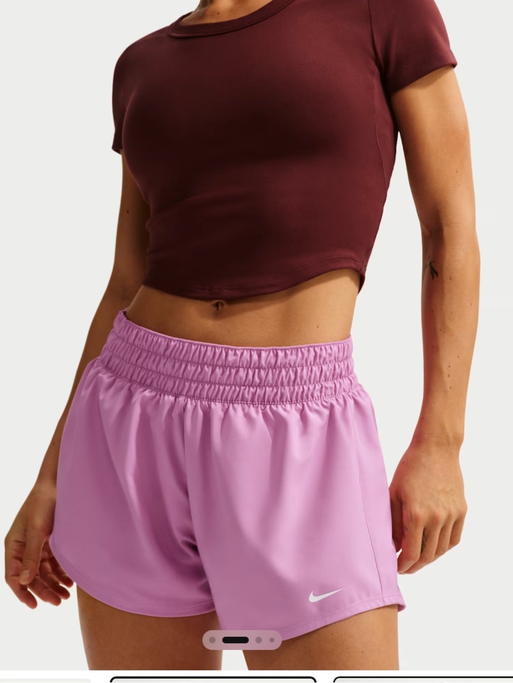 Nike Women’s Magenta Athletic Running Shorts size Medium. {1247}